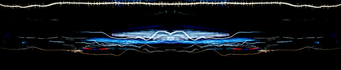 Abstract light trails in the dark, Abstract light trail techniques