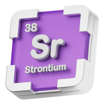3d periodic table strontium science chemical element