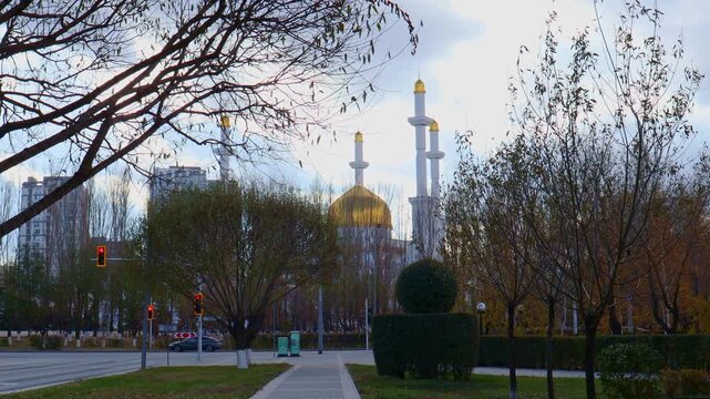 Abu Nasr al-Farabi Mosque (Nur-Astana Mosque) 19 October 2025, Astana City (Nur-Sultan), Kazakhstan