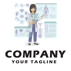 Future Health & Biotech illustration vector
