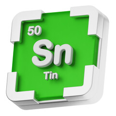 3d periodic table tin science chemical element