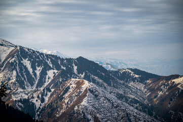 snow covered mountain