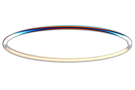 chrome oval frame