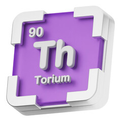 3d periodic table torium science chemical element © Rizki Ahmad Fauzi