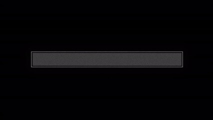 Minimalist Progress Bar Animation on Black Background.
