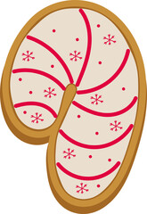 Christmas gingerbread in the form of candy