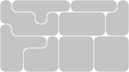 Abstract geometric pattern with color gradients and text elements