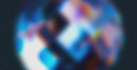 4K Beautiful color gradient background with noise. Abstract pastel holographic blurred grainy gradient banner background texture Colorful digital grain soft noise effect Nostalgia, vintage, retro