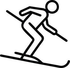 Ski Winter Sports Equipment Illustration