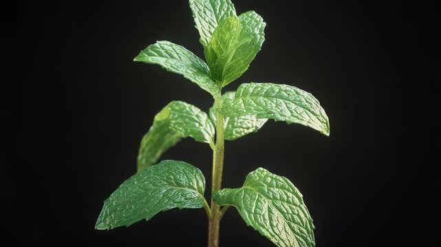 Video A detailed view of a plant's foliage, ideal for use in nature or science s