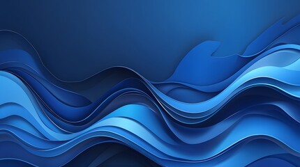 abstract blue wave background