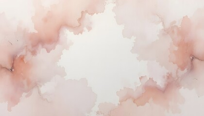 Soft watercolor texture with delicate pink and peach abstract brush strokes