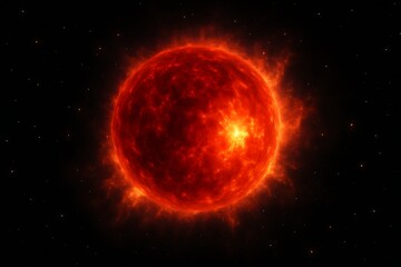 Obraz premium A visually stunning and high-contrast image of a supernova in a distant galaxy.
