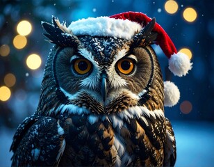 christmas owl
