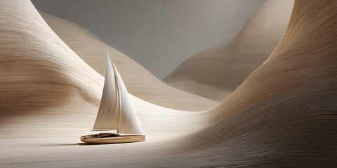 Bespoke Conceptual Imagery Capturing the Essence of Refined Elegance and Tranquil Luxury