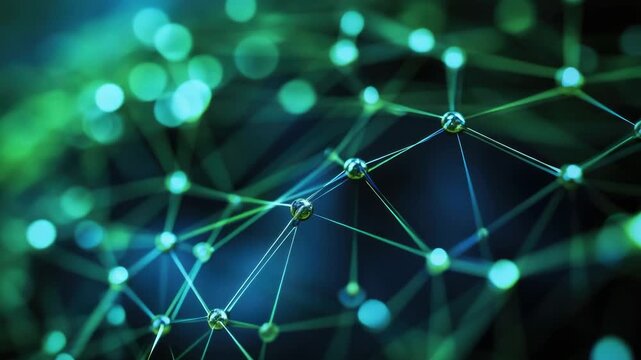 Video A detailed view of interconnected lines, potentially used in infographics or technical s