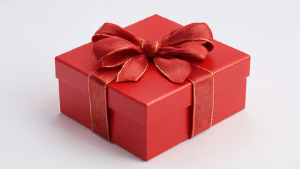 Obraz premium red gift box