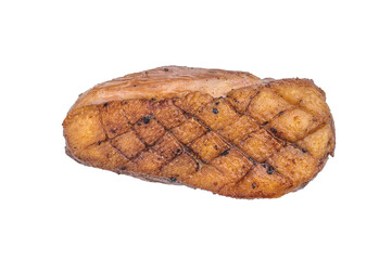 Roasted duck breast whole arranged on clean backdrop perfect for culinary visuals recipe content and restaurant menus.