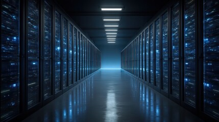 Data center server racks technology infrastructure