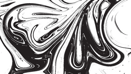 Black And White Marble Abstract Background