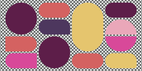 Modern and organized digital interface design featuring a clean bento grid layout with vibrant color blocks and clear typography for web or app development