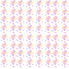 seamless balloons pattern
