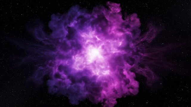 Celestial Nebula Burst: An eye-catching illustration of a radiant nebula ablaze with color in the expansive cosmos, offering a sense of cosmic grandeur and space exploration.