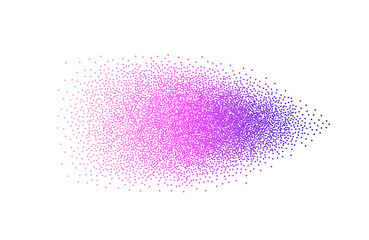 Spray Dot Grain Stippled Dotted Noise Star Element. Dirty Dust Sand Splattered Vector. Grunge Sprinkle Dotwork Texture Gradient Stain Sparkle Figure. Splash of Black Dots y2k Design Spot. Isolated