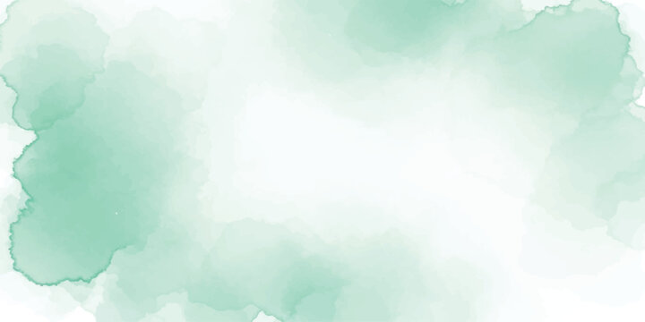 Abstract watercolor background with light green splashes soft pastel texture for creative design perfect for invitations and presentations - Powered by Adobe