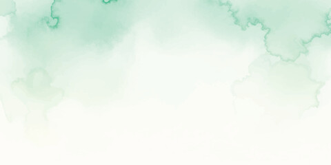 Obraz premium Abstract watercolor background texture soft green and white gradient wash perfect for backgrounds and design elements