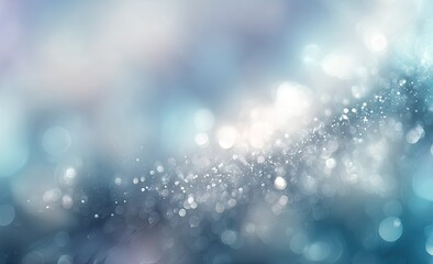 Abstract, dreamy, blurred, bokeh background in blue, white, and light purple tones