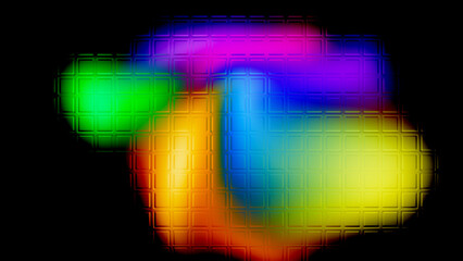 Bold colorful abstract background with a unique textured effect for vibrant designs and eye catching presentations with playful modern style