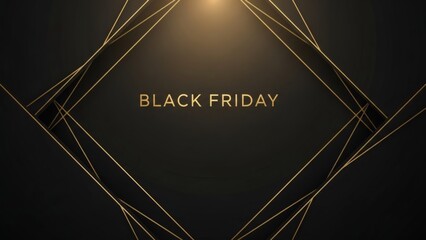 Capture Black Friday excitement with this stunning gold design on black, perfect for ads, social media, and promotions that demand attention now