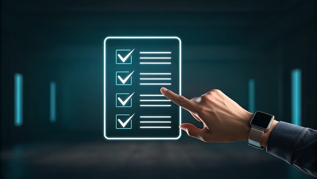 Complete checklist with a tap for peak productivity and flawless execution now