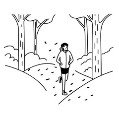 skiing in the mountains