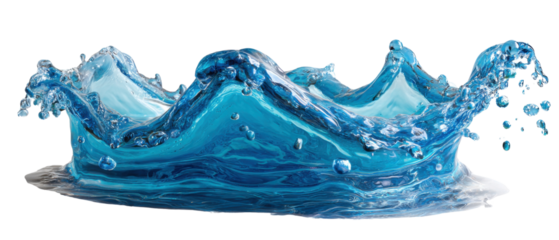Majestic Crown of Water: A captivating dance of water droplets forms an intricate, elegant crown, embodying the purity and vitality of the liquid element. 