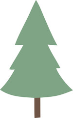 green christmas tree