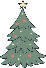 Fototapeta premium green christmas tree