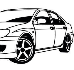 vector illustration of car