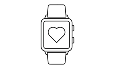 smartwatch heart health icon