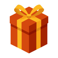 gift box isolated on white background