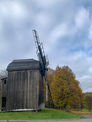 old windmill in the countryside