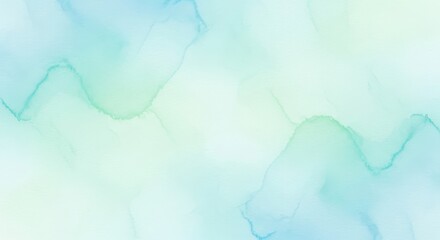 Soft Blue Green Watercolor Paper Texture Background