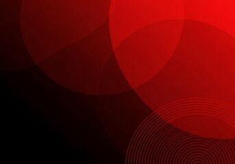 Obraz premium Abstract Red Circular Concept