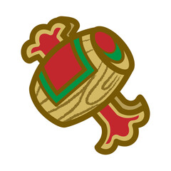 打ち出の小槌　クリップアート