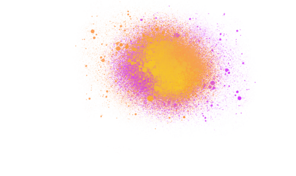 Abstract burst of warm colors with pink and purple hues