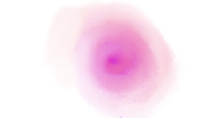 Abstract pink and purple gradient swirl on white background