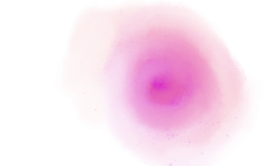 Abstract pink and purple gradient swirl on white background