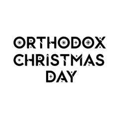 Orthodox christmas day