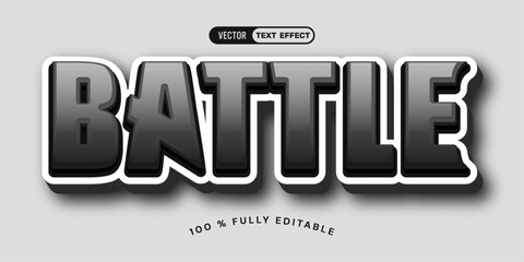 Battle war editable  text effect 